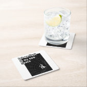 自分の宇宙に浮かぼう スクエアペーパーコースター (インサイチュ)