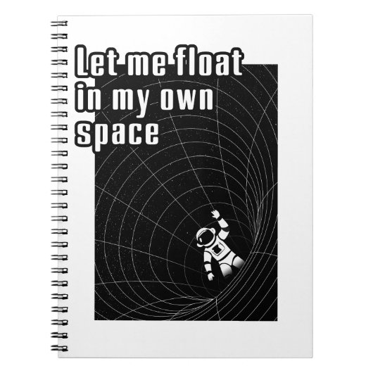 自分の宇宙に浮かぼう ノートブック (正面)