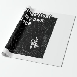 自分の宇宙に浮かぼう ラッピングペーパー