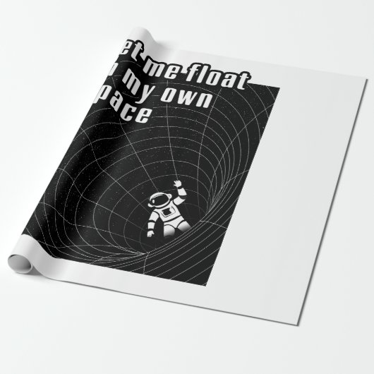 自分の宇宙に浮かぼう ラッピングペーパー (アンロールド)