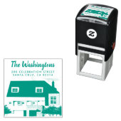 自分の家の写真をアップロード差出人住所 セルフインキングスタンプ (インサイチュ)