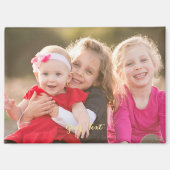 自分の家族のカスタム写真冷蔵庫用マグネットを作成 マグネット (正面)