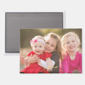 自分の家族のカスタム写真冷蔵庫用マグネットを作成 マグネット (正面/裏面)