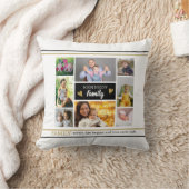 自分の家族の作成引用文8フォトコラージュ クッション (ブランケット)
