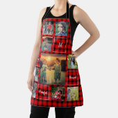 自分の家族の写真のコラージュモノグラムを作成する エプロン (インサイチュ)