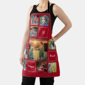 自分の家族の写真のコラージュモノグラムアプリを作成する エプロン (インサイチュ)