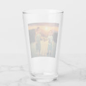 自分の家族の写真を作成するカスタマイズ可能なKeepsake タンブラーグラス (裏面)