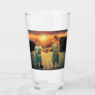 自分の家族の写真を作成するカスタマイズ可能なKeepsake タンブラーグラス