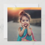 自分の家族の写真を作成するメリークリスマス シーズンカード (裏面)