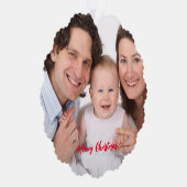 自分の家族の写真を作成する オーナメントカード (右)