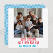 自分の家族の写真を作成する シーズンカード (正面/裏面)