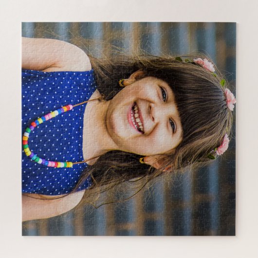 自分の家族の写真を作成する ジグソーパズル (横)