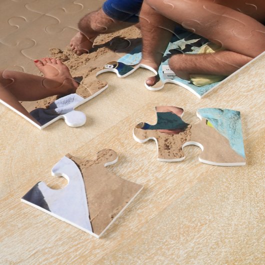 自分の家族の写真を作成する ジグソーパズル (側面)