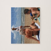 自分の家族の写真を作成する ジグソーパズル (縦)