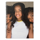 自分の家族の写真を作成する ノートブック (正面)