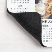 自分の家族の写真を追加2025予定表 | マウスパッド (コーナー)