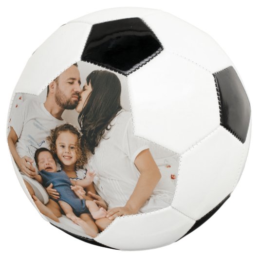 自分の家族の写真カスタムを作成するパーソナライズされた サッカーボール (3/4)
