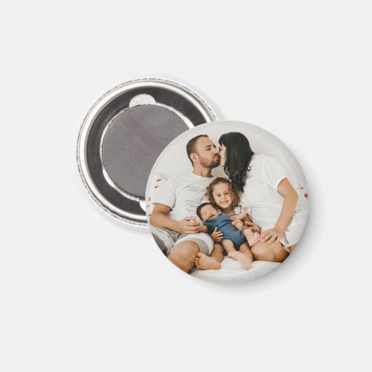 自分の家族の写真カスタムを作成するパーソナライズされた マグネット (正面/裏面)