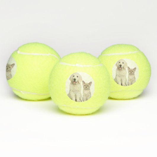 自分の家族の写真パーソナライズされたを作成する テニスボール (マルチ)