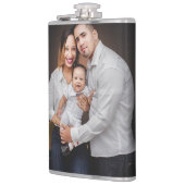 自分の家族の写真パーソナライズされたを作成カスタムする フラスク (左)