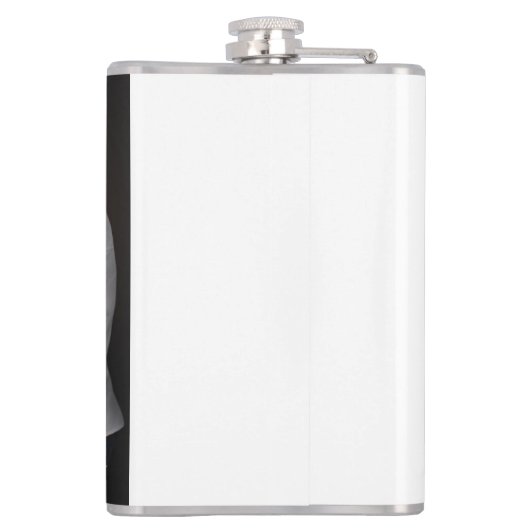 自分の家族の写真パーソナライズされたを作成カスタムする フラスク (裏面)