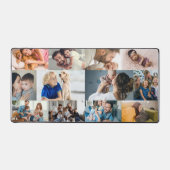 自分の家族の写真パーソナライズされたコラージュを作成する デスクマット (正面)