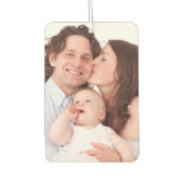 自分の家族の写真パーソナライズされた車を作成 カーエアーフレッシュナー (正面)