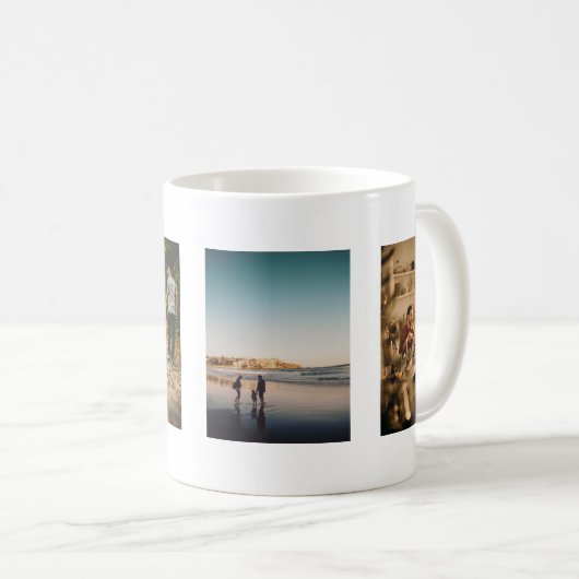 自分の家族の写真マグの作成 コーヒーマグカップ (正面右)