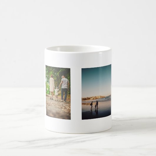 自分の家族の写真マグの作成 コーヒーマグカップ (中央)