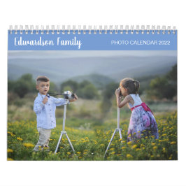 自分の家族の写真年のカレンダユニークーを作成する カレンダー