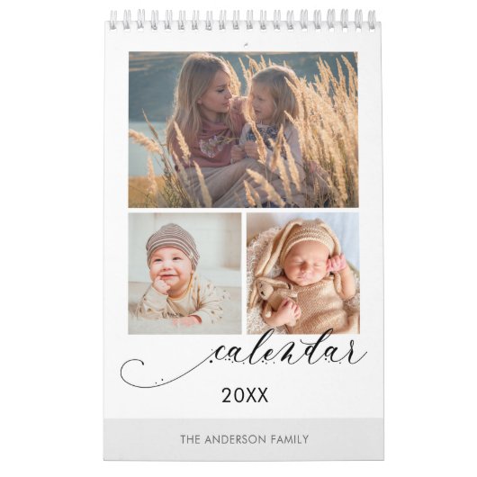 自分の家族の友パーソナライズされただち写真を作成 カレンダー (カバー)