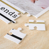 自分の家族の引用文を作成する8 Photo Collage ジグソーパズル (側面)