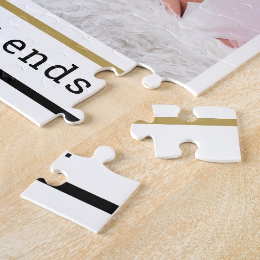 自分の家族の引用文を作成する8 Photo Collage ジグソーパズル (側面)