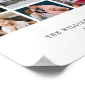 自分の家族をカスタム追加する9 Photo Collage ポスター (角)