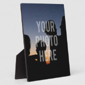 自分の家族カスタム写真を作成する フォトプラーク (側面)