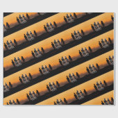 自分の家族カスタム写真を作成する ラッピングペーパー (フラット)