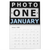 自分の家族パーソナライズされた写真を作成2025 カレンダー (1月 2027)