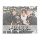 自分の家族用フォトアモダンルバムカレンダーの作成 カレンダー (カバー)