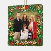 自分の家族用フォトデコーラを作縁ど成する セラミックオーナメント (左)