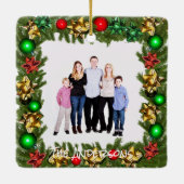 自分の家族用フォトデコーラを作縁ど成する セラミックオーナメント (裏面)