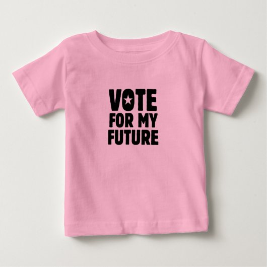 自分の将来に投票 ベビーTシャツ (正面)