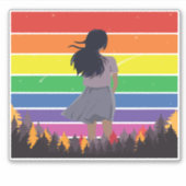 自分の将来 シール (正面)