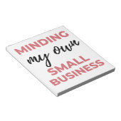 自分の小さなビジネスを管理する2 ノートパッド (アングル)