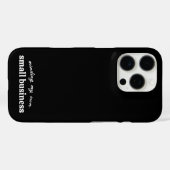 自分の小さなビジネスオーナーに気を使う Case-Mate iPhoneケース (裏面 (横))