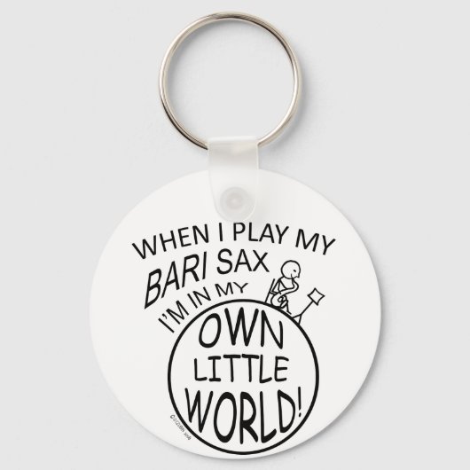 自分の小さな世界でバーリ・サックス キーホルダー (正面)