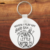 自分の小さな世界でバーリ・サックス キーホルダー (正面)