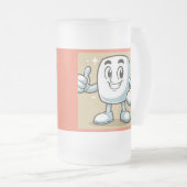 自分の小さな宇宙 フロストグラスビールジョッキ (正面右)