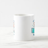 自分の小さな間抜けタスクの実行 コーヒーマグカップ (中央)