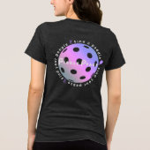 自分の居場所を見つけよう 自分の平穏も トライブレンドＴシャツ (裏面)