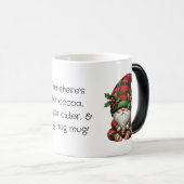 自分の居心地の良いクリスマスプレド格言の作成 モーフィングマグカップ (正面右)